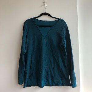 Cut Loose | Blue Sweater Top